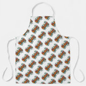 Tablier Super Retro Psychedelic les années 70 Funky Hippie (Recto)