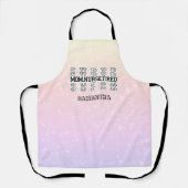 Tablier Super Super Super Maman, Infirmière, Fatigué (Recto)