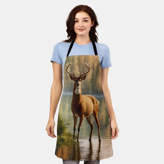 Tablier Superbe canard à douze points dans les eaux d'auto (Porté)