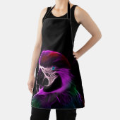 Tablier Superbe perroquet à la lueur de prune (Insitu)