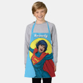 Tablier Supergirl volant en costume bleu (Porté)