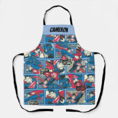 Tablier Superman Comic Motif (Recto)