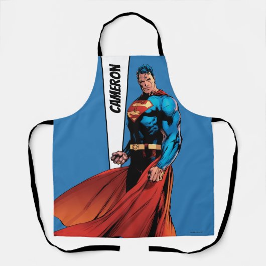 Tablier Superman regarde devant (Recto)