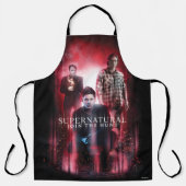 Tablier Supernatural Crowley, Dean et Sam (Recto)