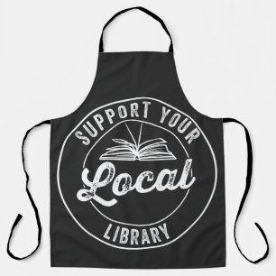 Tablier support de votre libraire localY Carré Sticker T-S