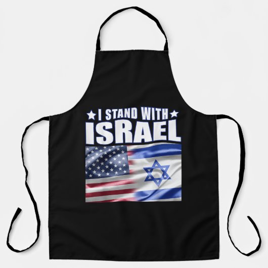Tablier Support Israel I Stand with Israel  (Recto)