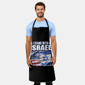 Tablier Support Israel I Stand with Israel  (Porté)