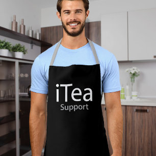 Tablier Support iTea - Un jeu de mots pour les buveurs de 