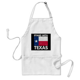 Tablier Support Texas I Stand With Texas Texan Flag