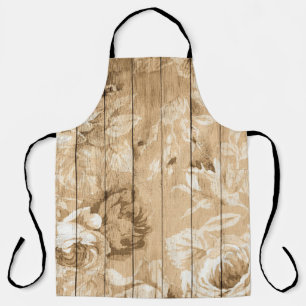 Tablier Sur bois vintage nostalgique