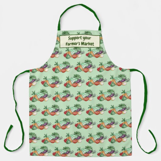 Tablier sur mesure du marché agricole (Recto)