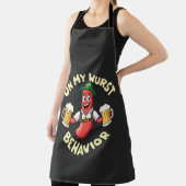 Tablier Sur My Wurst Behavior Funny Oktoberfest Festival (Insitu)