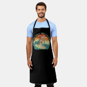 Tablier Surf Bigfoot Chasse Vagues Cachant les empreintes (Porté)