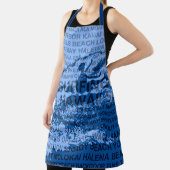 Tablier Surf Hawaii Cutback Hawaii Surfer Hawaiien (Insitu)