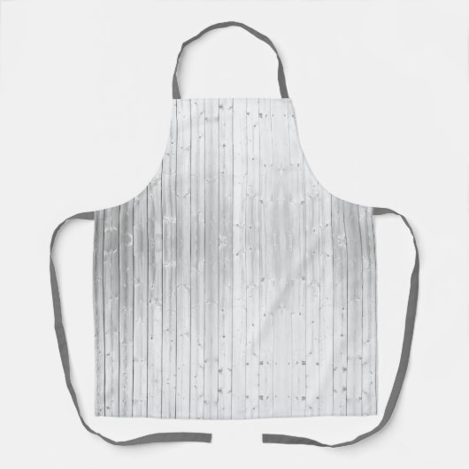 Tablier surface de bois à texture blanche (Recto)