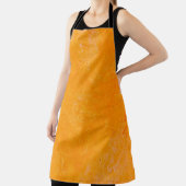 Tablier Surface de ciment orange, fond motif abstrait (Insitu)