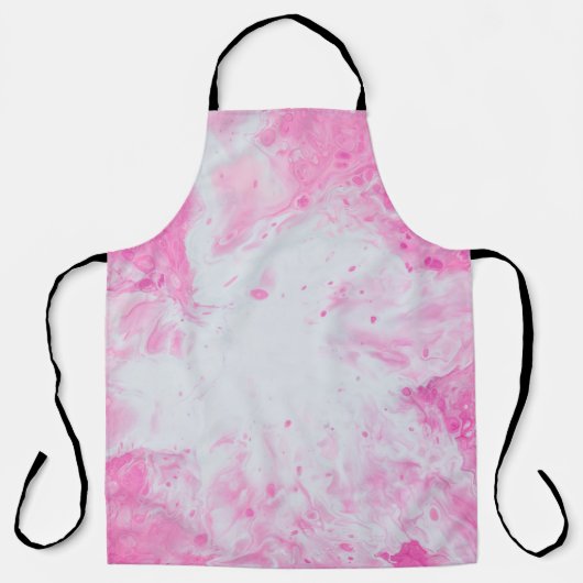 Tablier Surface d'eau rose et bleue (Recto)