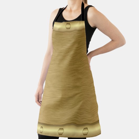 Tablier Surface d'or à texture métallique (Insitu)