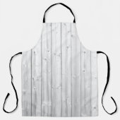 Tablier Surface en bois de texture blanche (Recto)