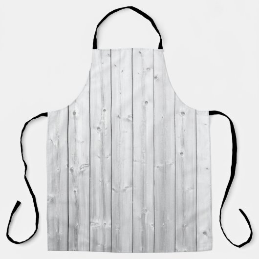 Tablier Surface en bois de texture blanche (Recto)