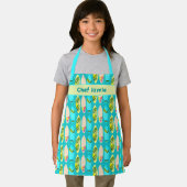 Tablier Surfer Motif Surfer Chef Bib Apron (Insitu)