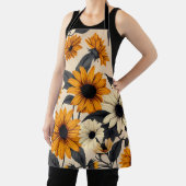 Tablier Susans Élégants À Oeil Noir Sur Brown (Insitu)