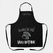 Tablier Sushi est mon Valentin (Recto)