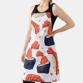 Tablier Sushi Japonais nourriture Motif sans soudure (Insitu)
