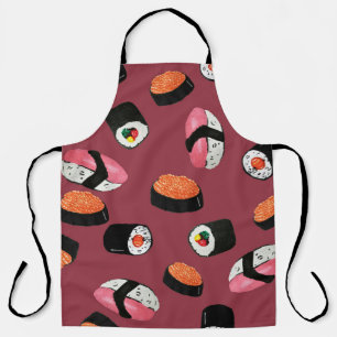 Tablier Sushi Onigiri Rolls : Illustration transparente