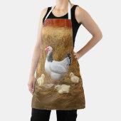 Tablier Sussex Chicken Mama Hen et Chicks (Insitu)