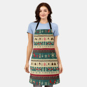 Tablier Sweat moche de Noël 5 (Porté)