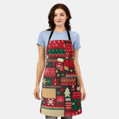 Tablier Sweat moche de Noël 7 (Porté)