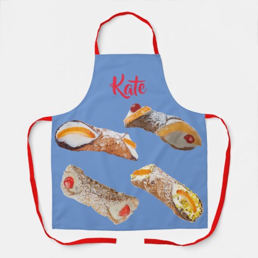 Tablier 'Sweet Cannoli' personnalisable (Recto)