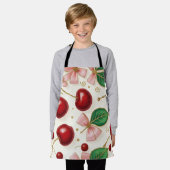 Tablier 🍒Sweet Cherry Bliss All-Over Print Apron (Porté)