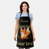 Tablier Sweet little Fox, renard, (Porté)