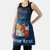 Tablier Sweet little Fox, vos, pixels art (Insitu)