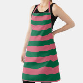 Tablier Sweetheart Rose Pickle Rayure Verte (Insitu)