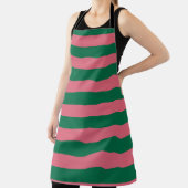 Tablier Sweetheart Rose Pickle Vert Rayure (Insitu)