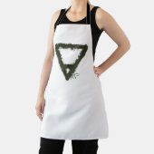 Tablier Symbole d'alchimie de l'élément rocheux de la Terr (Insitu)