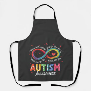 Tablier Symbole d'autisme infini Sensibilisation sur l'aut