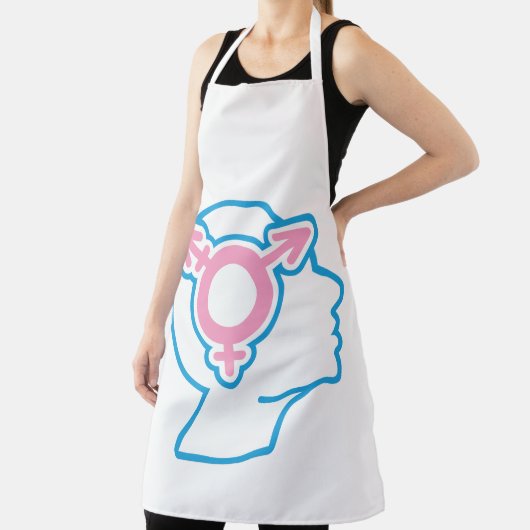 Tablier Symbole de la fierté trans (Insitu)