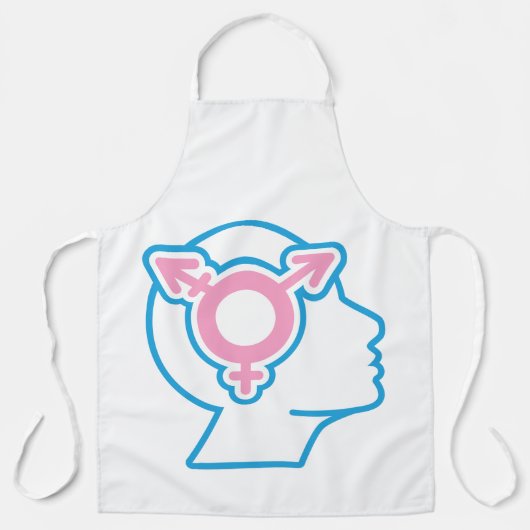Tablier Symbole de la fierté trans (Recto)