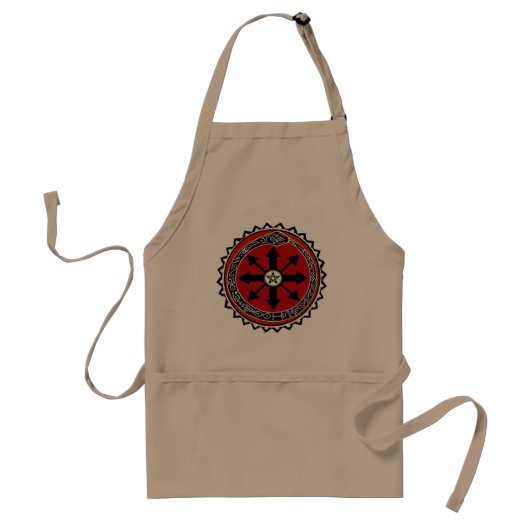 Tablier Symbole de la sorcellerie pour le chaos (Devant)