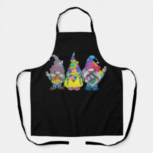 Tablier Symbole de paix hippie amusant Gnome Gnomes Amateu