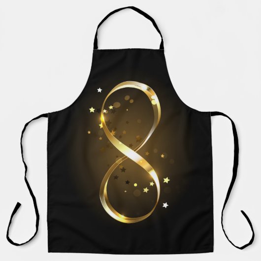 Tablier Symbole d'infini doré (Recto)