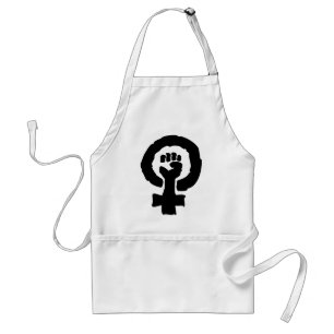 Tablier symbole féminin universel Solidarité main
