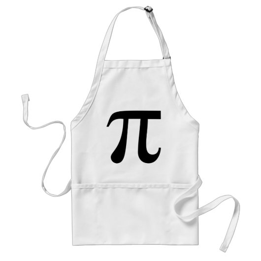 Tablier Symbole géant "Pi" (Devant)