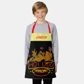 Tablier Symbole néo-chien de Scooby Doo Hot Dog (Porté)