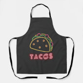 Tablier SYMBOLE NEON Tacos (Recto)