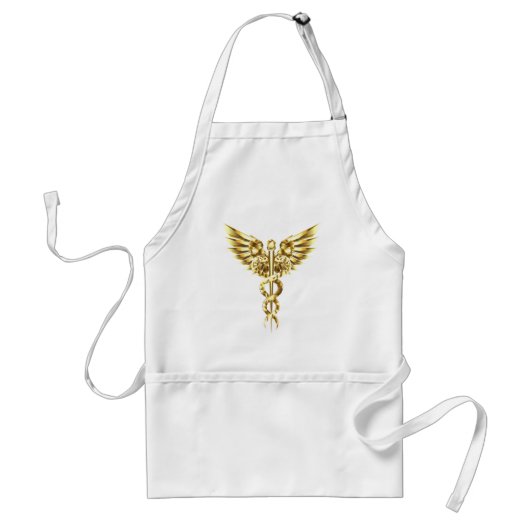 Tablier Symbole Polygonal Or Caduceus (Devant)